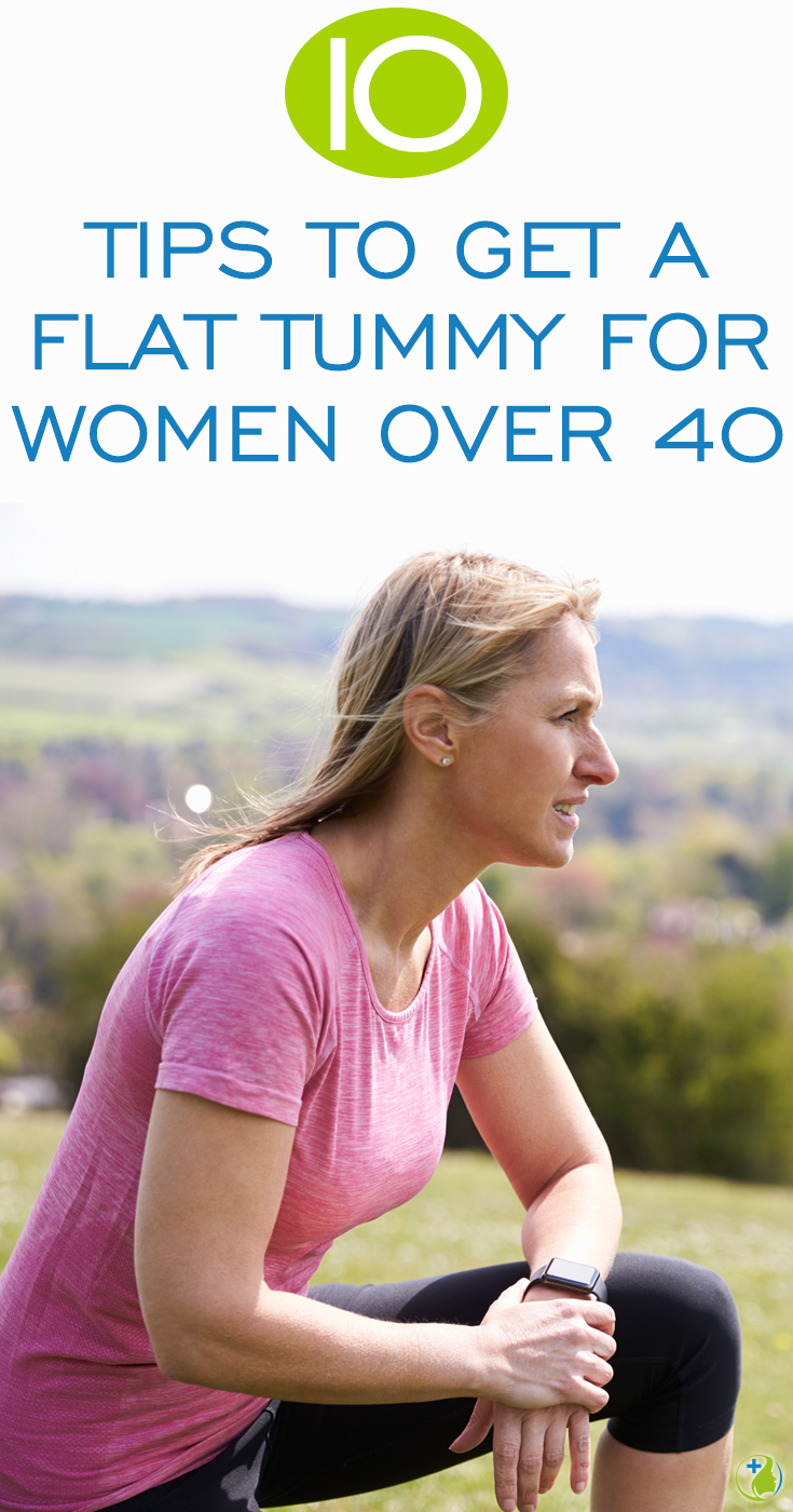 Ladies, just because we're becoming older and wiser it doesn't mean we have to become wider, too! You can approach your 40's with a flat belly with these 10 best ways to lose belly fat after 40.