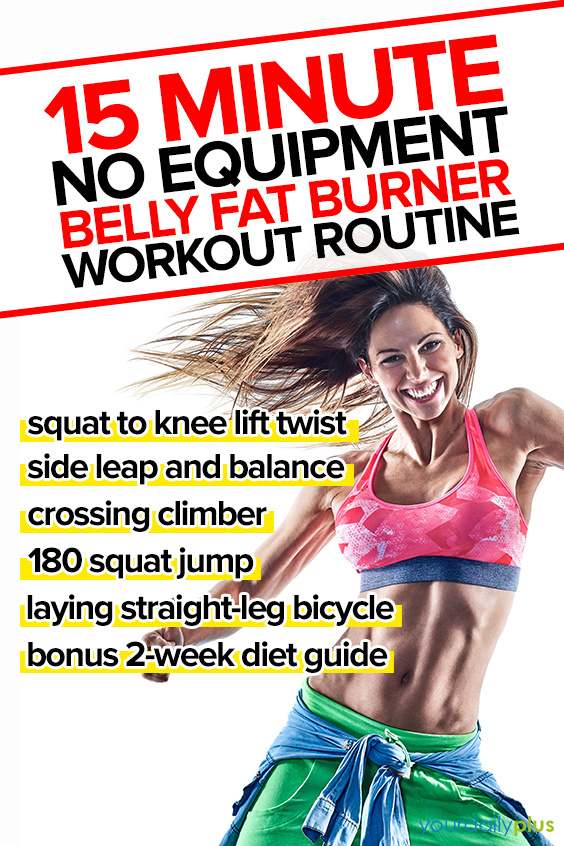 You are about to blast off that belly fat with this 15-minute HIIT circuit that involves fat-scorching cardio intervals and standing core exercises that perform double duty as your belly actively recovers.