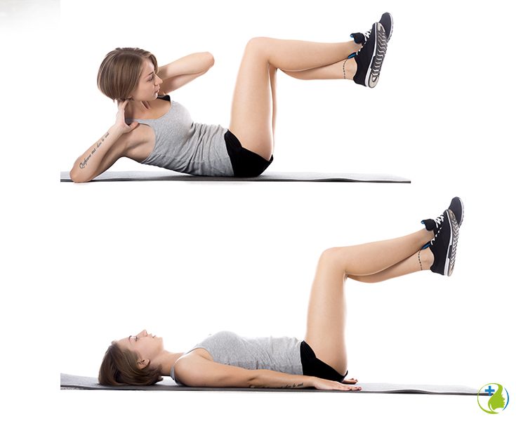 6 crucial exercises for 30 minutes per day is all you need to burn off that unwanted pooch fat. This workout involves the most effective moves that you can do to exercise your core waistline muscles. #workout #fitnessroutine #fatlossworkout