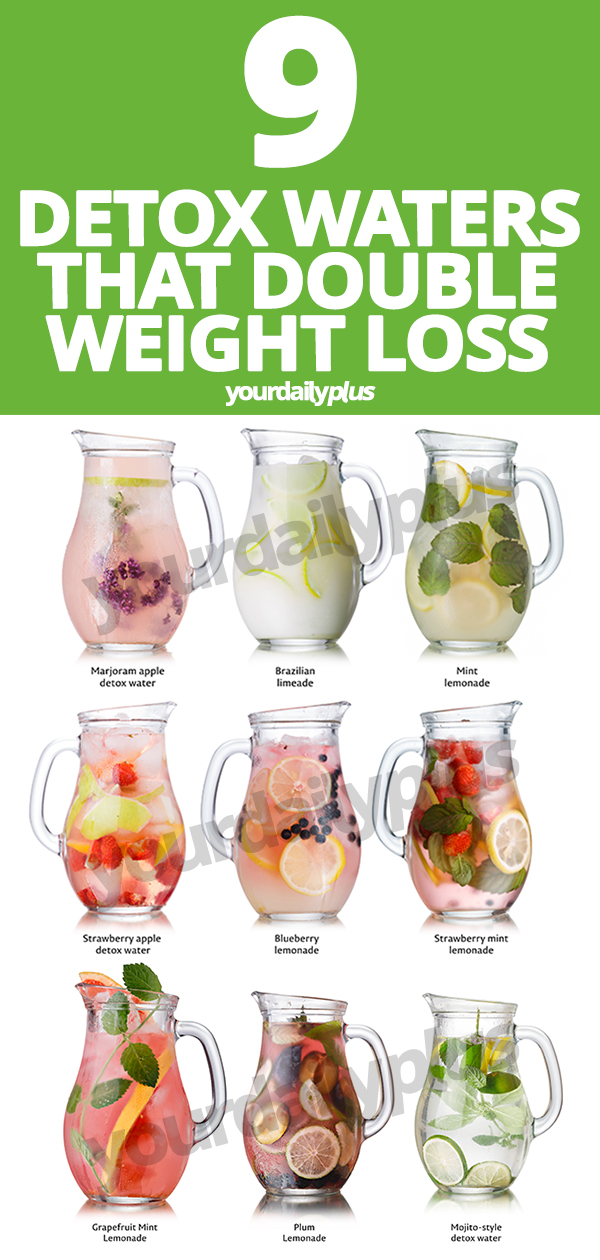 These incredible detox water recipes not only help with bloating and digestion but can DOUBLE your weight loss for that flat tummy of your dreams. They also have anti-aging benefits and much, much more! #detoxwater #detoxdrinks #detoxwaterrecipes #detoxwaterchallenge